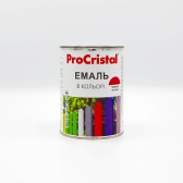 Эмаль акриловая цветная ProCristal  IР-116 0.8 л красный RAL3020 (i00301359) Краски и эмали на ІРКОМ. Тел: 0 800 408 448. Доставка, гарантия, лучшие цены!, фото2