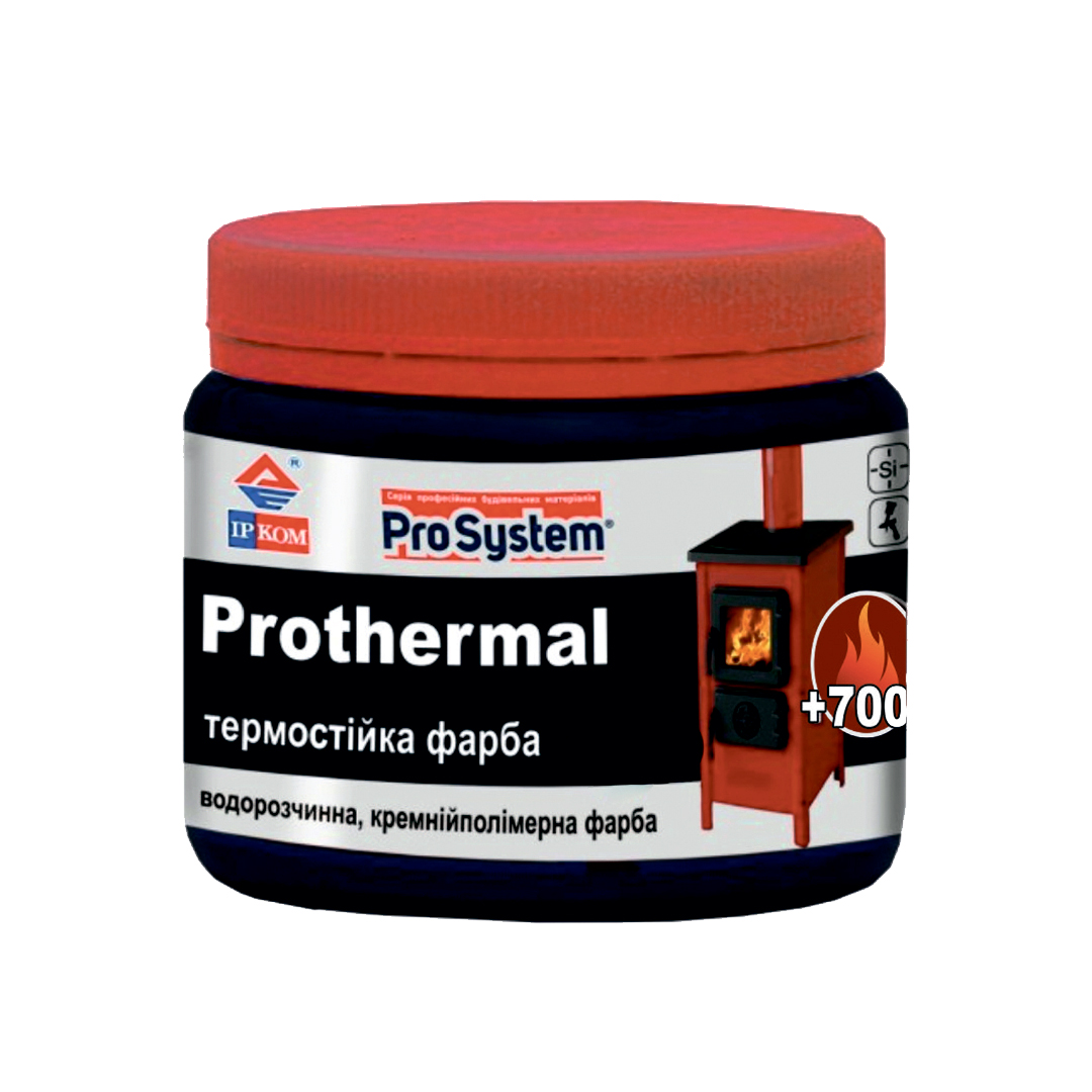 Фарба термостійка ProSystem Prothermal  0.35 л чорний (i00300682) Фарби та емалі на ІРКОМ. Тел: 0 800 408 448. Доставка, гарантія, кращі ціни!, фото1