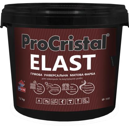 Фарба гумова ProCristal Elast ІР-140 База С/12кг (i00302665) Фарби та емалі на ІРКОМ. Тел: 0 800 408 448. Доставка, гарантія, кращі ціни!