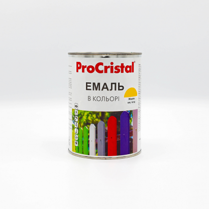 Емаль акрилова кольорова ProCristal Емаль ІР-116 0.8 л жовтий RAL1018 (i00301358) Фарби та емалі на ІРКОМ. Тел: 0 800 408 448. Доставка, гарантія, кращі ціни!