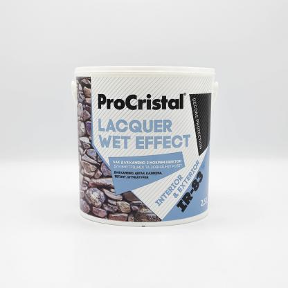 Лак для камня мокрый эффект ProCristal Lacquer Wet Effect IР-83 2.5 л бесцветный (i00101355) Лаки на ІРКОМ. Тел: 0 800 408 448. Доставка, гарантия, лучшие цены!