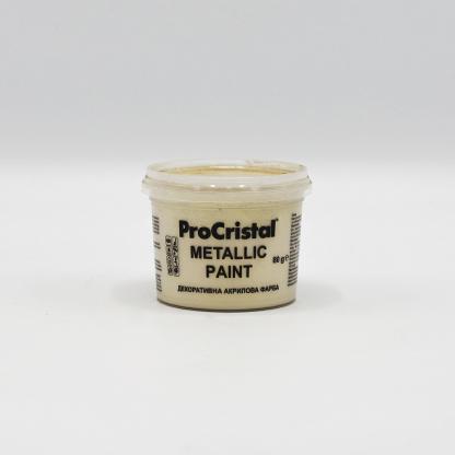 Фарба акрилова декоративна ProCristal Metallic paint IР-291 0.08 кг перлина (i00601491) Декоративні фарби на ІРКОМ. Тел: 0 800 408 448. Доставка, гарантія, кращі ціни!