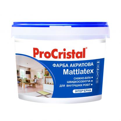 Фарба латексна ProCristal Mattlatex IР-232 1 л білий матовий (i00301324) Фарби та емалі на ІРКОМ. Тел: 0 800 408 448. Доставка, гарантія, кращі ціни!