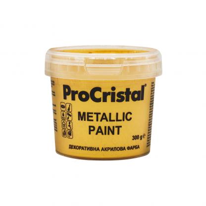 Фарба акрилова декоративна ProCristal Metallic paint IР-251 0.08 кг золото (i00601493) Декоративні фарби на ІРКОМ. Тел: 0 800 408 448. Доставка, гарантія, кращі ціни!
