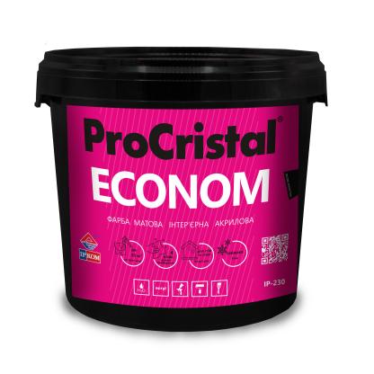 Фарба акрилова інтер’єрна ProCristal Econom IР-230 1 л білий матовий (i00301284) Фарби та емалі на ІРКОМ. Тел: 0 800 408 448. Доставка, гарантія, кращі ціни!