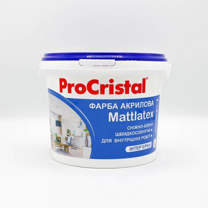 Фарба латексна ProCristal Mattlatex IР-232 3 л білий матовий (i00301325) Фарби та емалі на ІРКОМ. Тел: 0 800 408 448. Доставка, гарантія, кращі ціни!