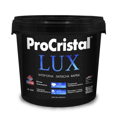 Краска акриловая интерьерная ProCristal Lux IР-233 База-С 0.9 л полупрозрачный (i00300180) Краски и эмали на ІРКОМ. Тел: 0 800 408 448. Доставка, гарантия, лучшие цены!