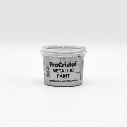 Фарба акрилова декоративна ProCristal Metallic paint IР-285 0.08 кг алюміній (i00601487) Декоративні фарби на ІРКОМ. Тел: 0 800 408 448. Доставка, гарантія, кращі ціни!