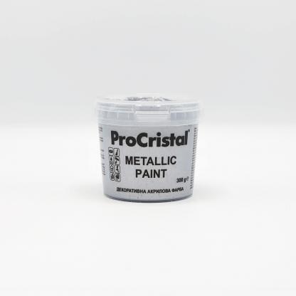 Краска акриловая декоративная ProCristal Metallic paint IР-295 0.3 кг алюминий (i00601488) Декоративные краски на ІРКОМ. Тел: 0 800 408 448. Доставка, гарантия, лучшие цены!