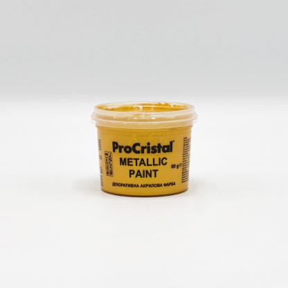 Фарба акрилова декоративна ProCristal Metallic paint IР-251 0.08 кг золото (i00601493) Декоративні фарби на ІРКОМ. Тел: 0 800 408 448. Доставка, гарантія, кращі ціни!