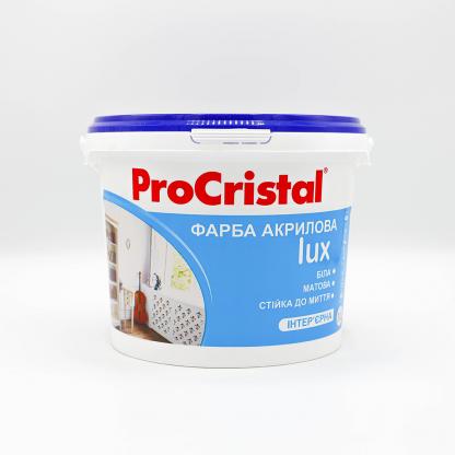 Фарба акрилова інтер’єрна ProCristal Lux IР-233 10 л білий матовий (i00300185) Фарби та емалі на ІРКОМ. Тел: 0 800 408 448. Доставка, гарантія, кращі ціни!