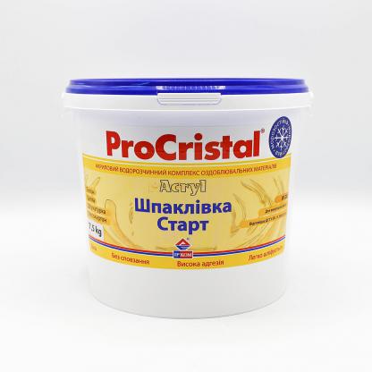 Шпатлівка ProCristal Start Acryl IР-20 7,5 кг білий (i00200308) Шпаклівки на ІРКОМ. Тел: 0 800 408 448. Доставка, гарантія, кращі ціни!